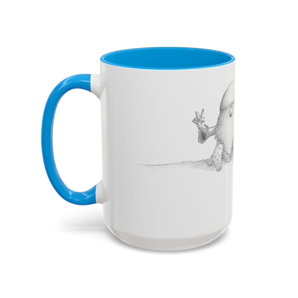 Gnome on Log, Mug (11oz, 15oz)