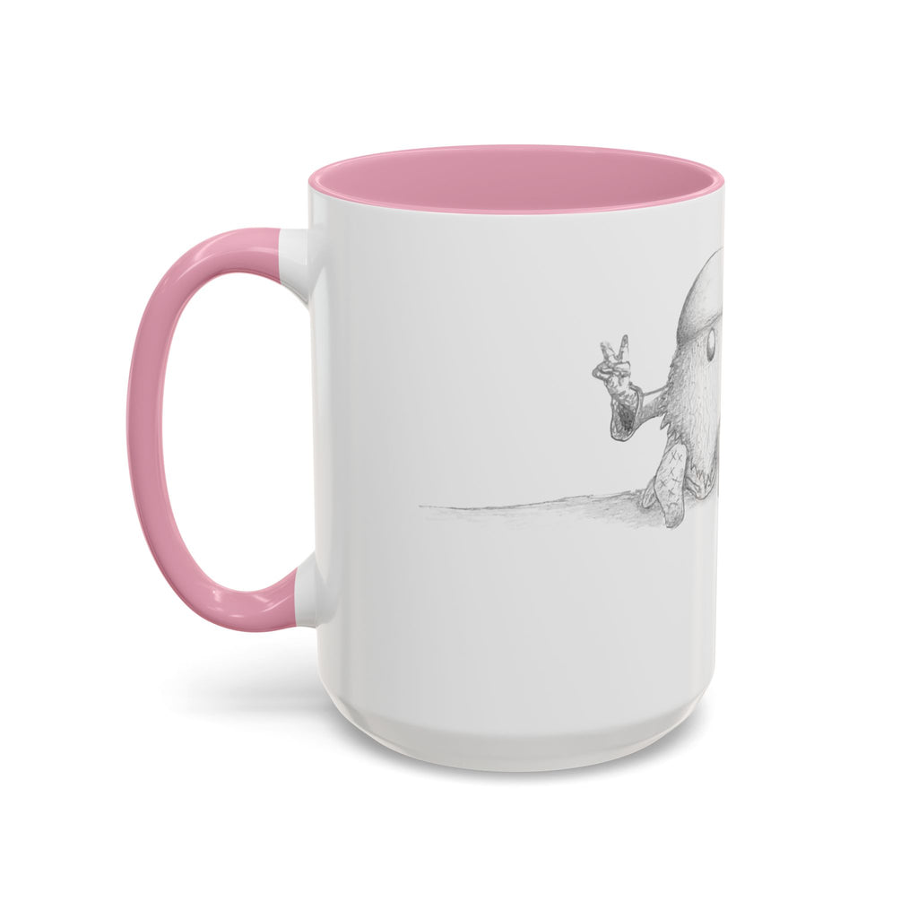 Gnome on Log, Mug (11oz, 15oz)
