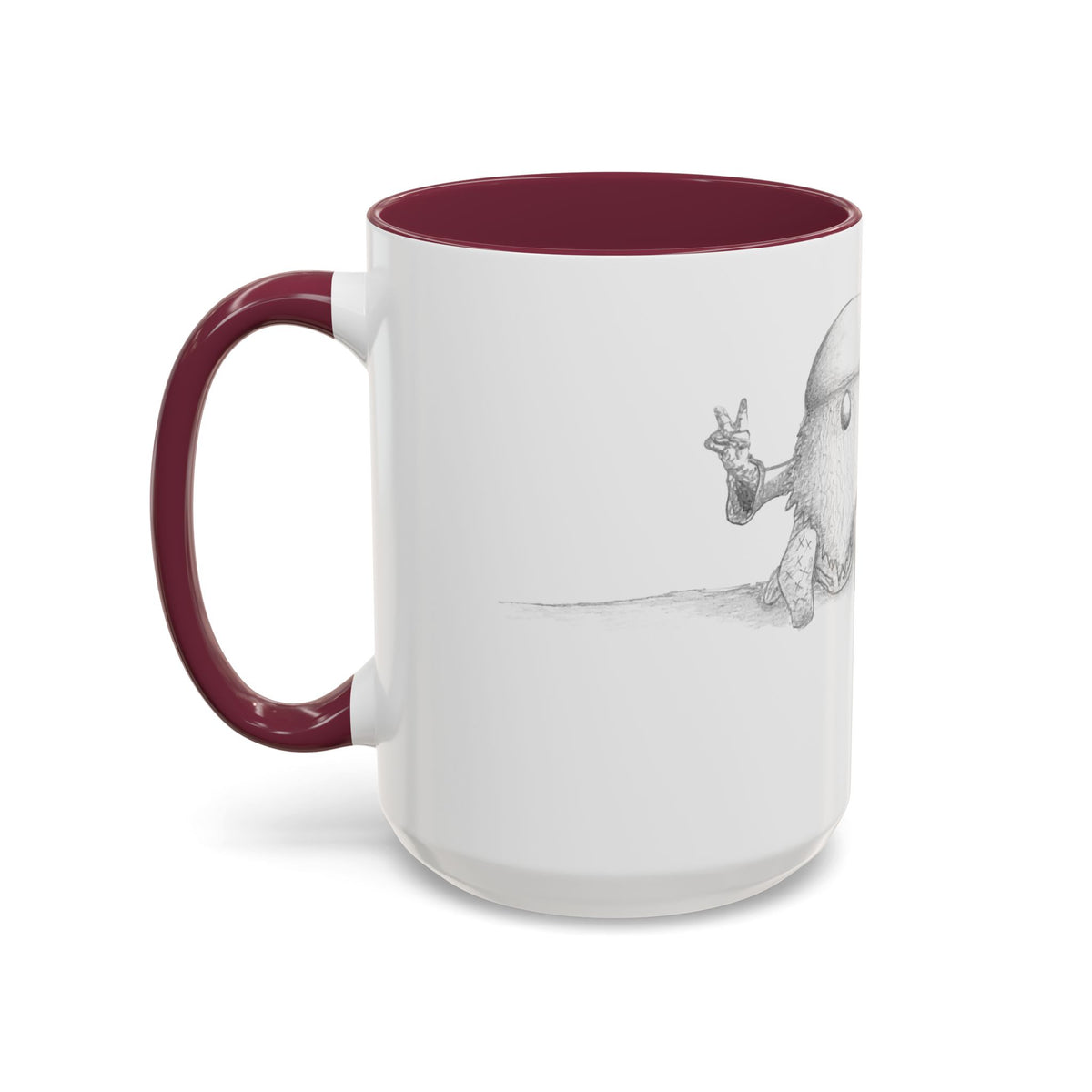 Gnome on Log, Mug (11oz, 15oz)
