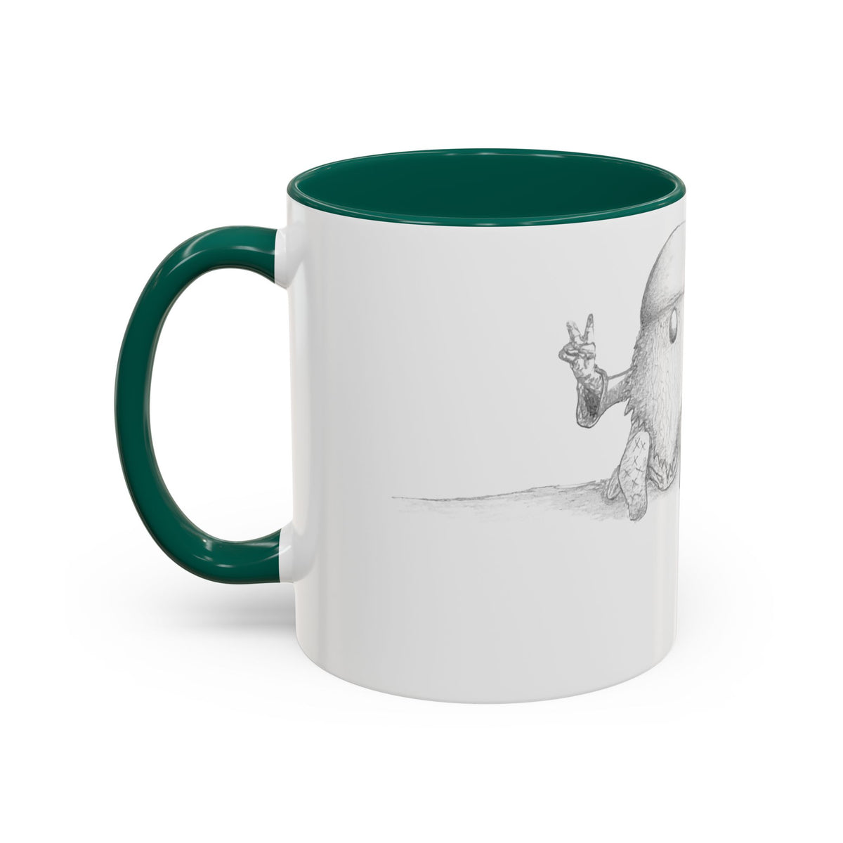 Gnome on Log, Mug (11oz, 15oz)
