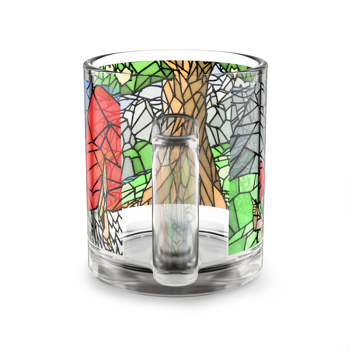 Gnomes of Alpen Grove, Glass Mug 10oz
