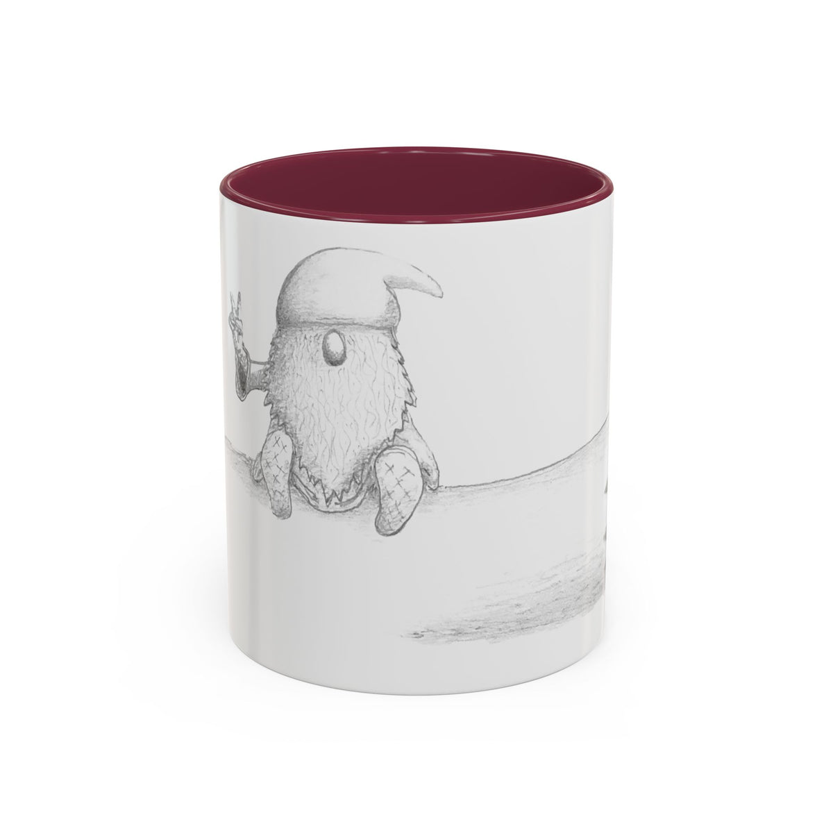 Gnome on Log, Mug (11oz, 15oz)