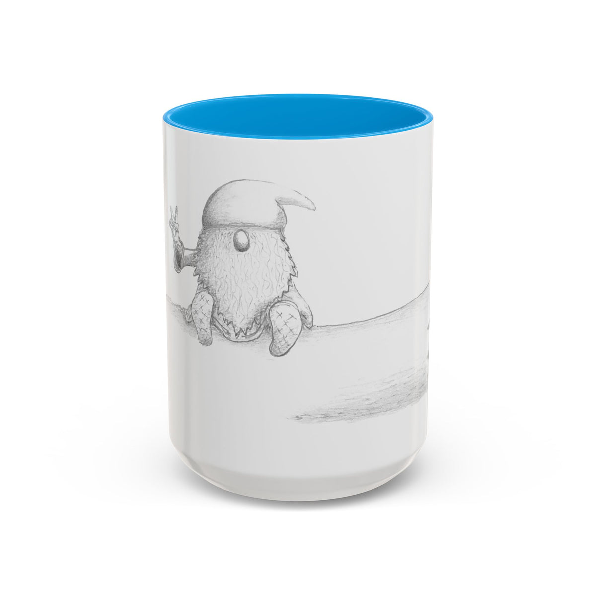 Gnome on Log, Mug (11oz, 15oz)