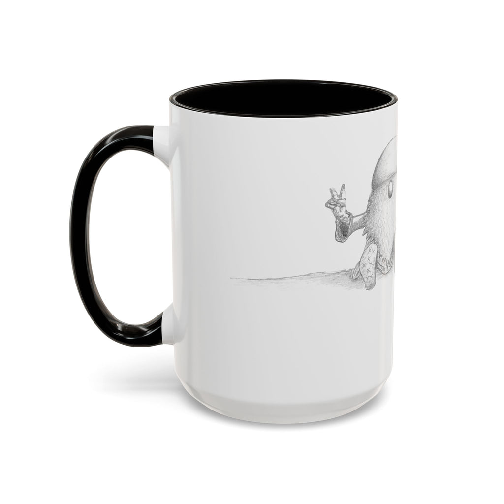 Gnome on Log, Mug (11oz, 15oz)