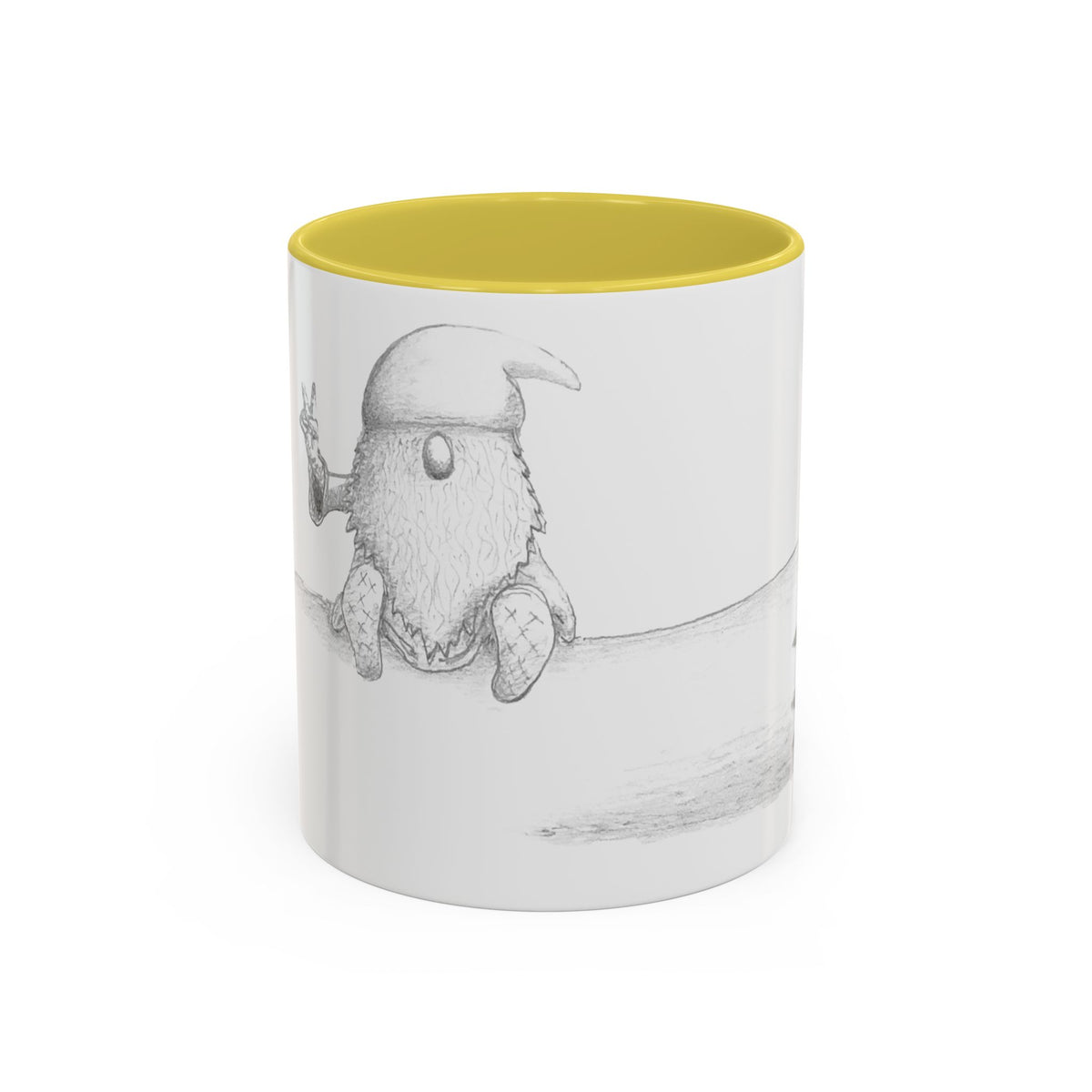 Gnome on Log, Mug (11oz, 15oz)