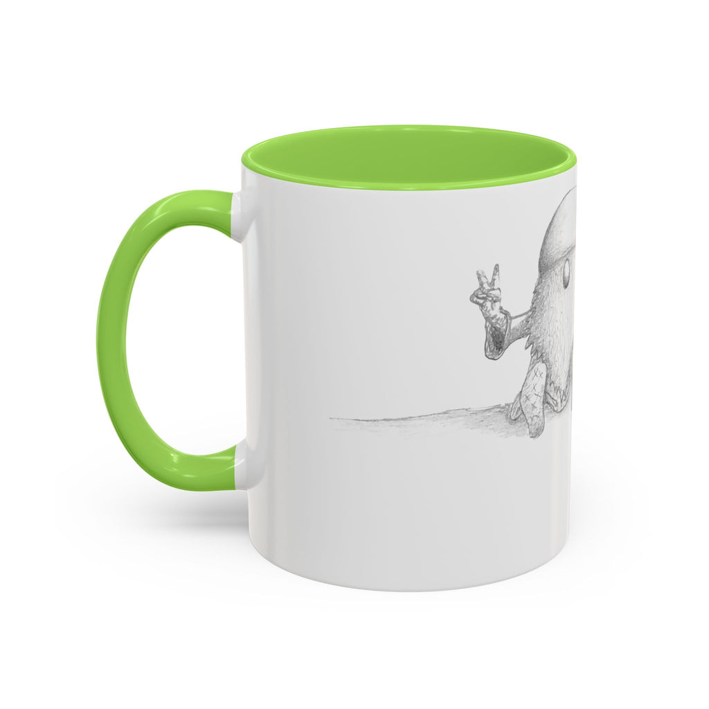 Gnome on Log, Mug (11oz, 15oz)