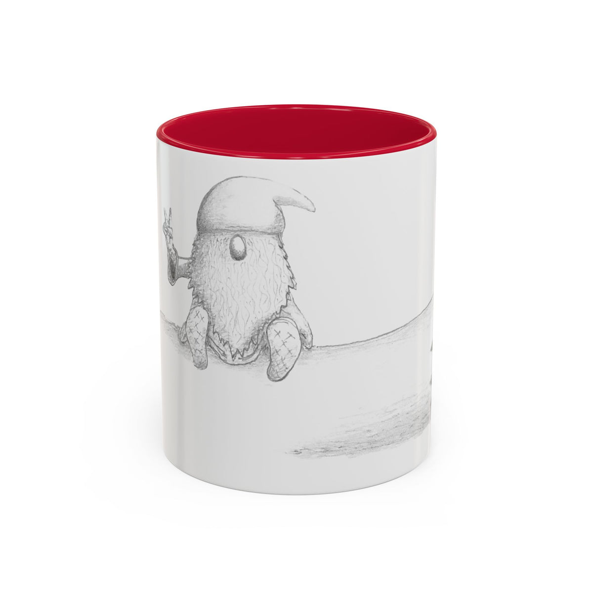 Gnome on Log, Mug (11oz, 15oz)