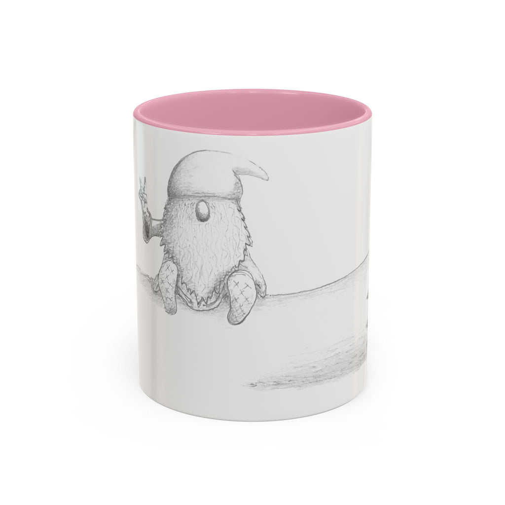 Gnome on Log, Mug (11oz, 15oz)
