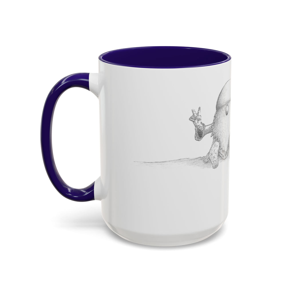 Gnome on Log, Mug (11oz, 15oz)