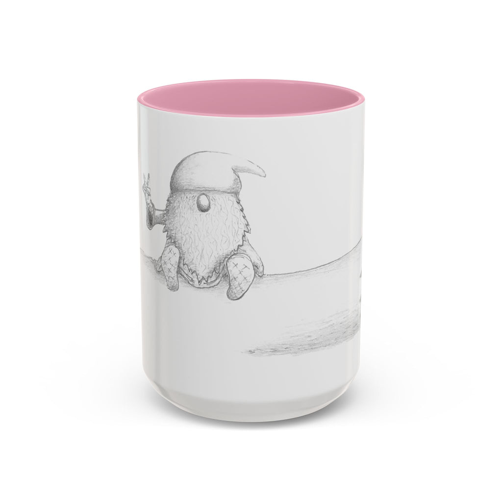 Gnome on Log, Mug (11oz, 15oz)