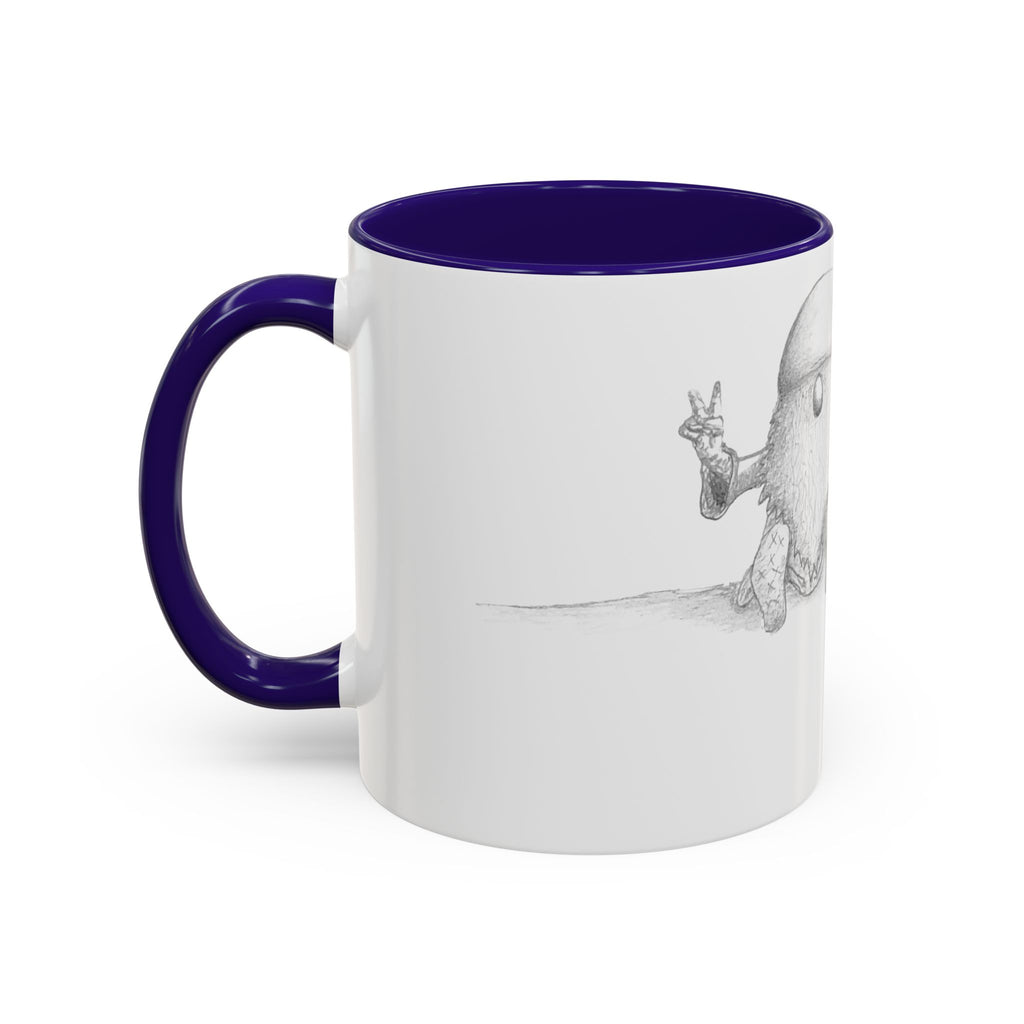 Gnome on Log, Mug (11oz, 15oz)