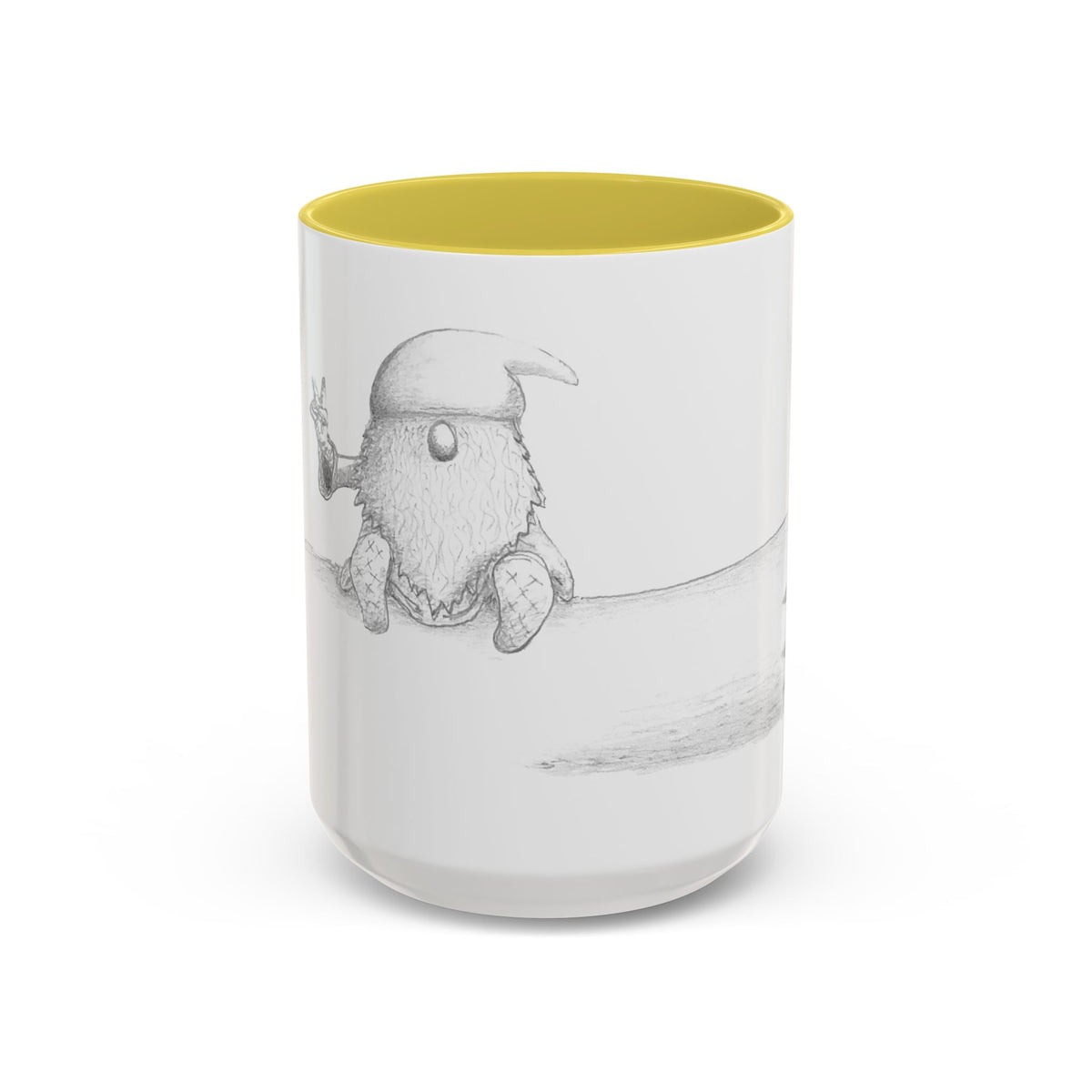 Gnome on Log, Mug (11oz, 15oz)