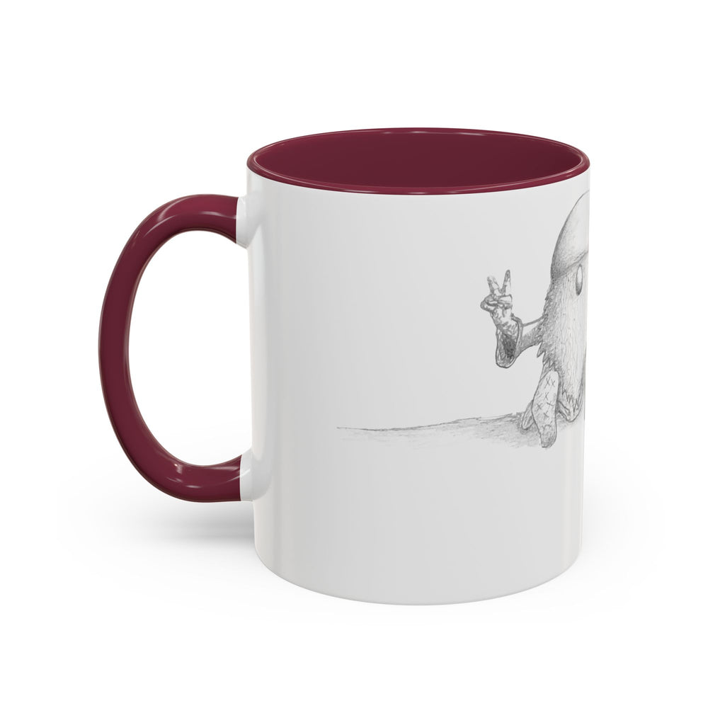 Gnome on Log, Mug (11oz, 15oz)
