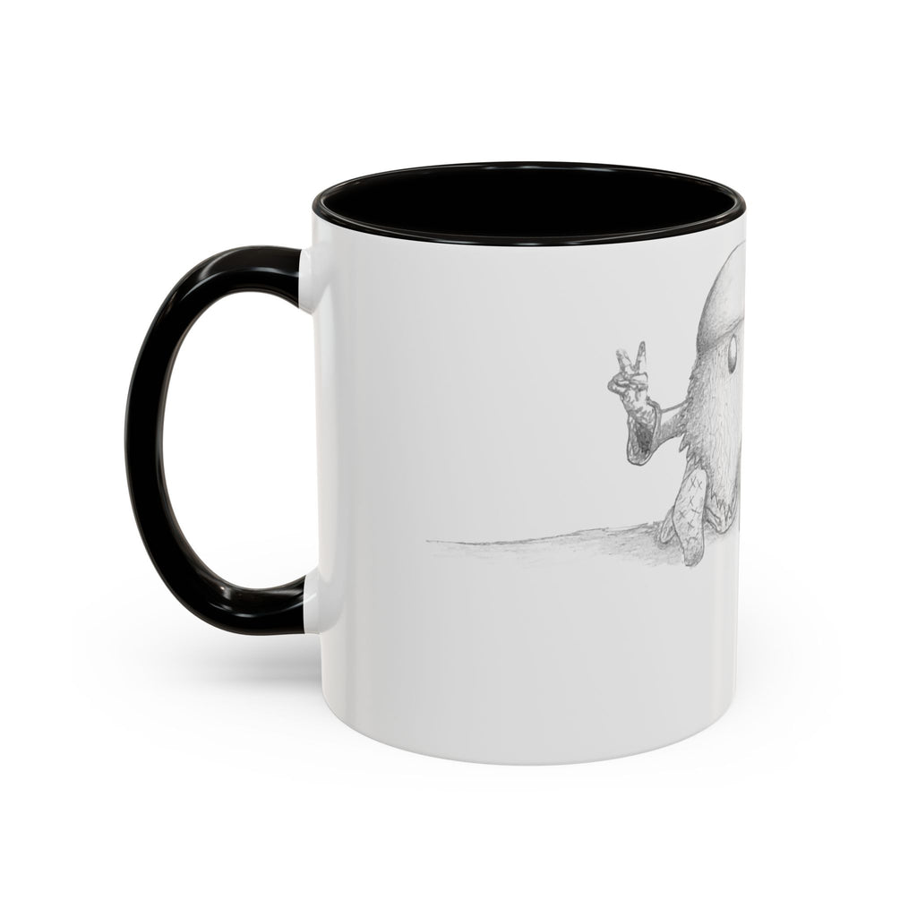 Gnome on Log, Mug (11oz, 15oz)