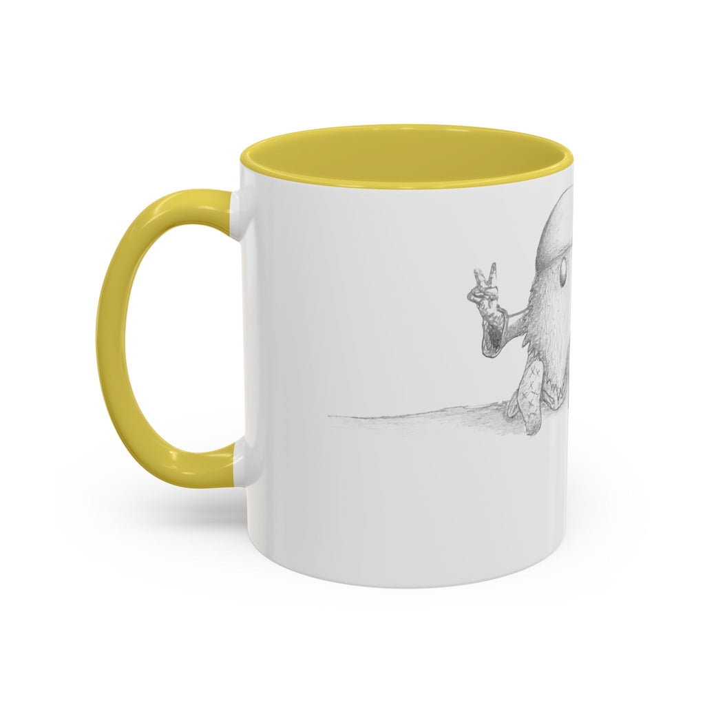 Gnome on Log, Mug (11oz, 15oz)