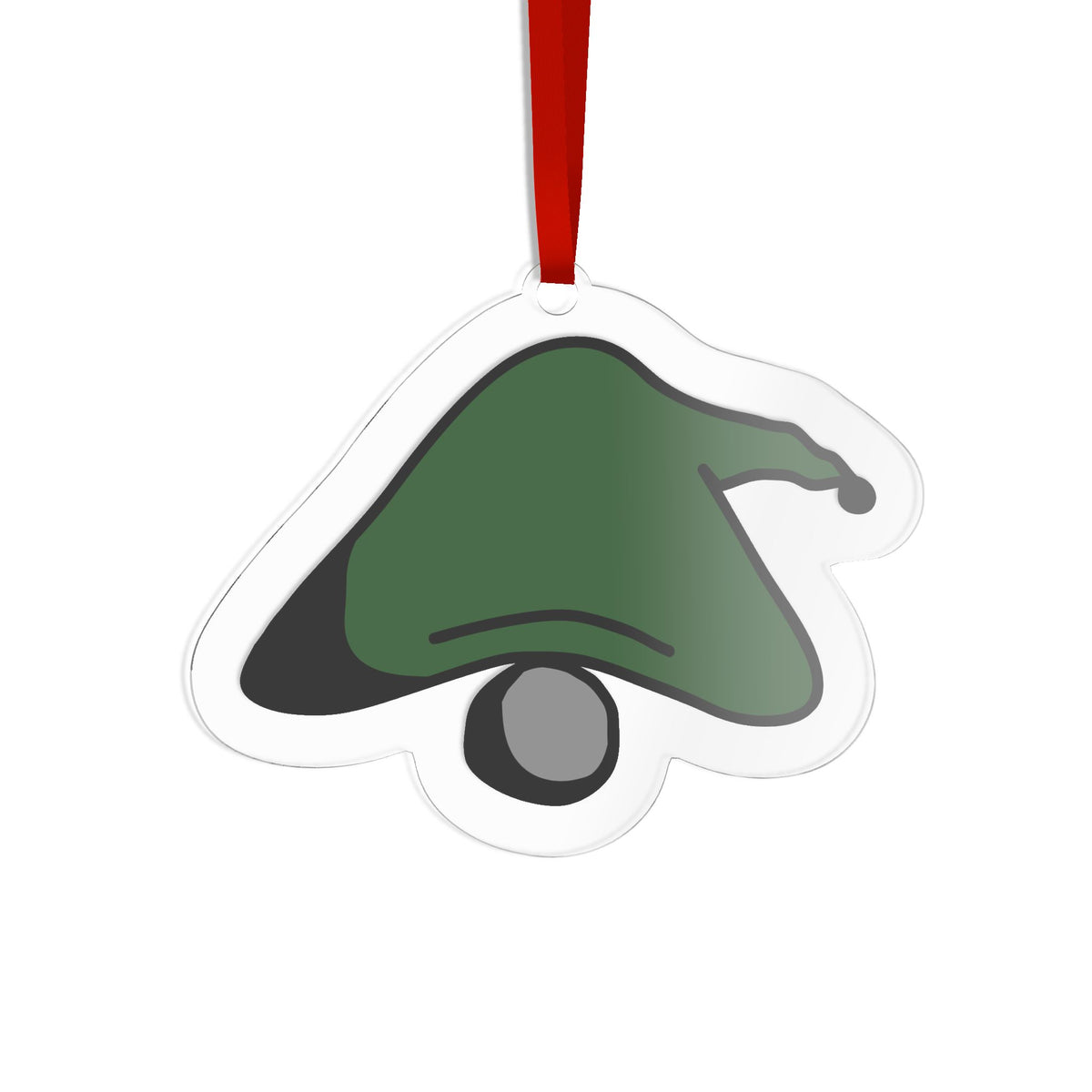 Gnome Logo Ornament, 3in Acrylic
