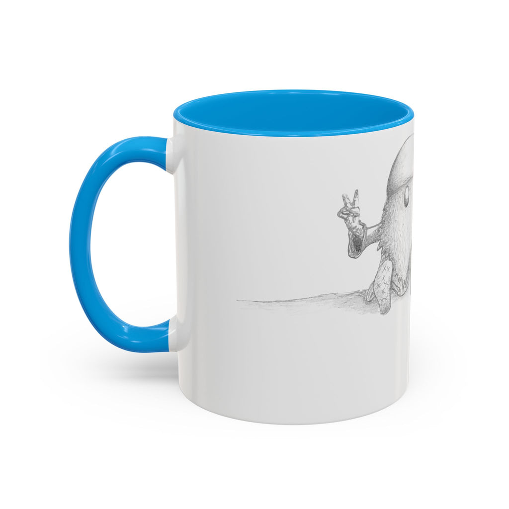 Gnome on Log, Mug (11oz, 15oz)