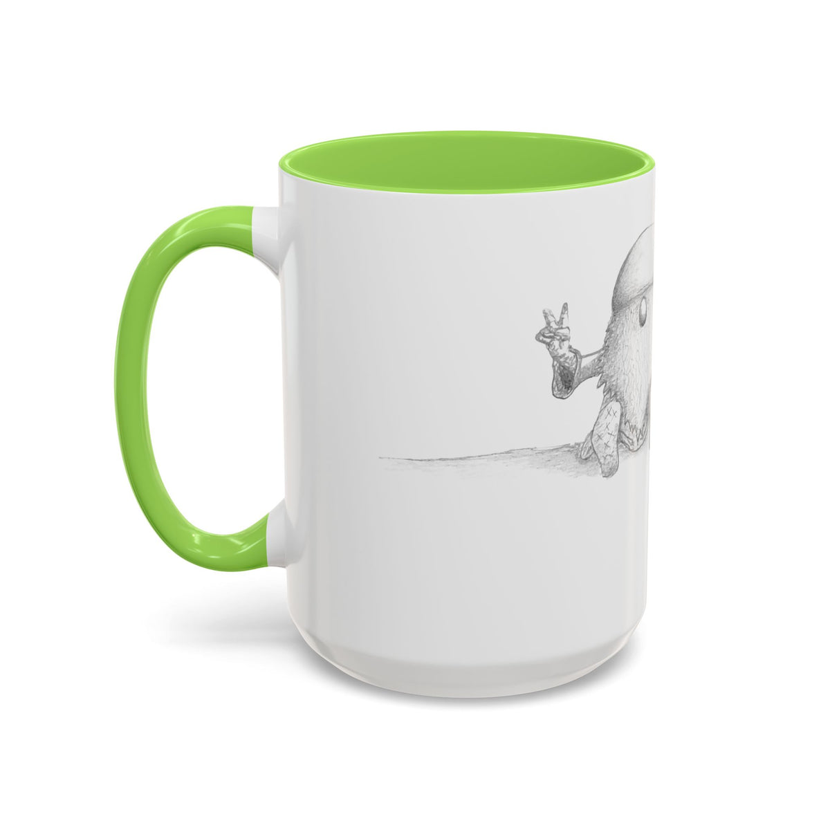 Gnome on Log, Mug (11oz, 15oz)