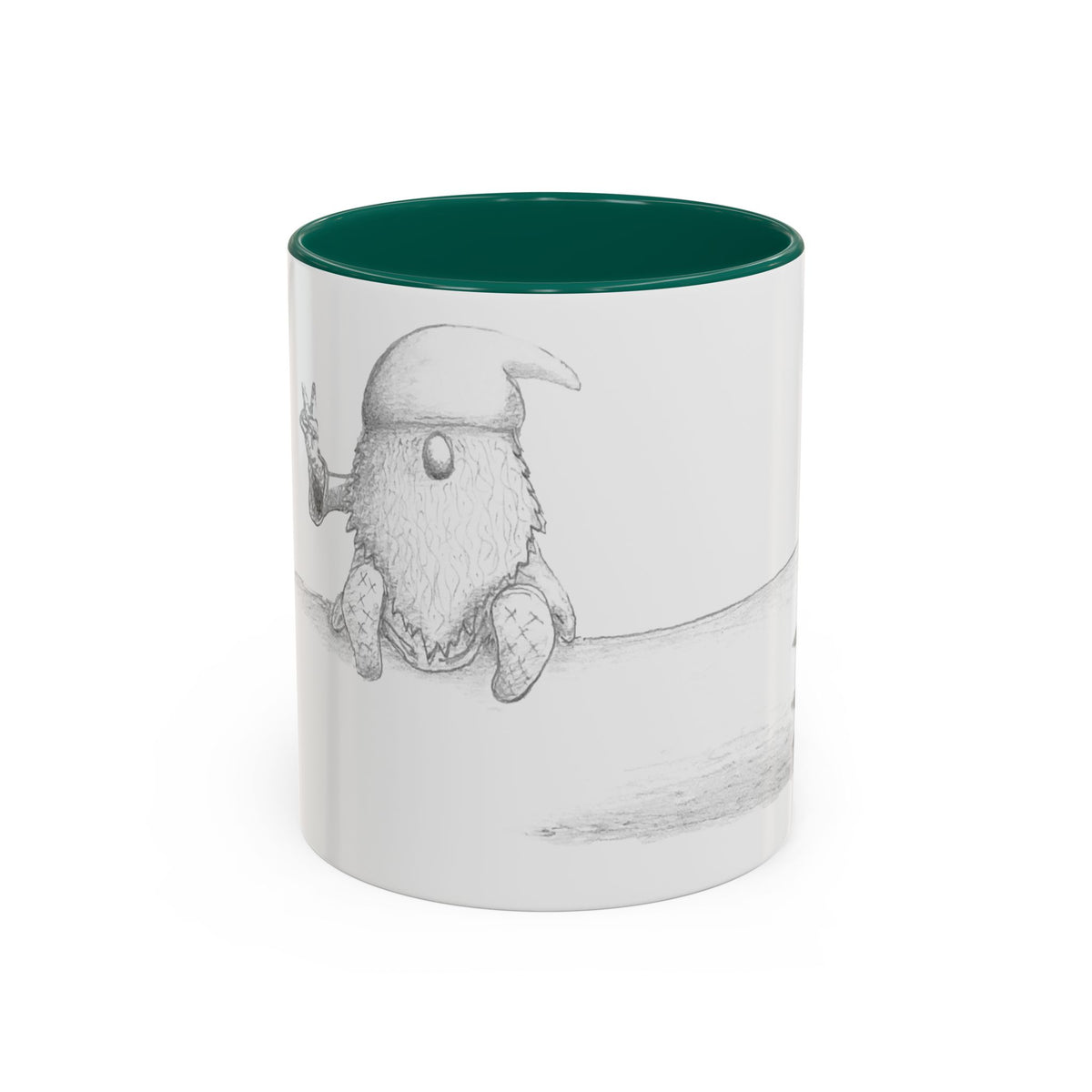 Gnome on Log, Mug (11oz, 15oz)